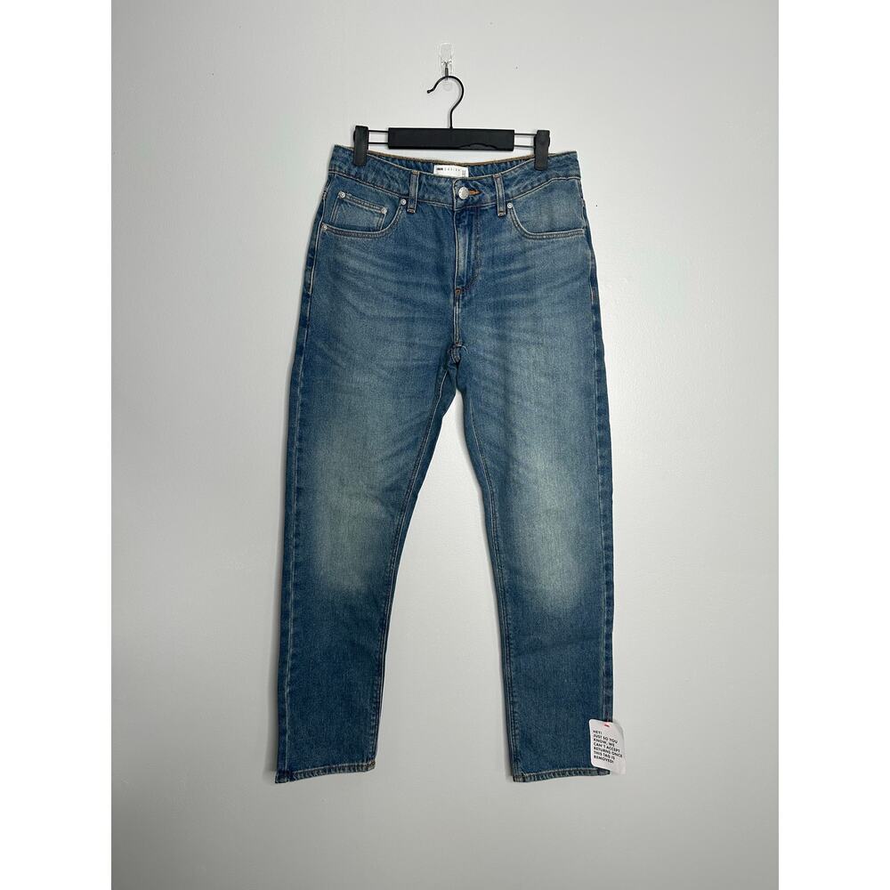 ASOS DESIGN Straight Leg Jeans Women 30 Blue EUC Rigid Cotton Denim Classic